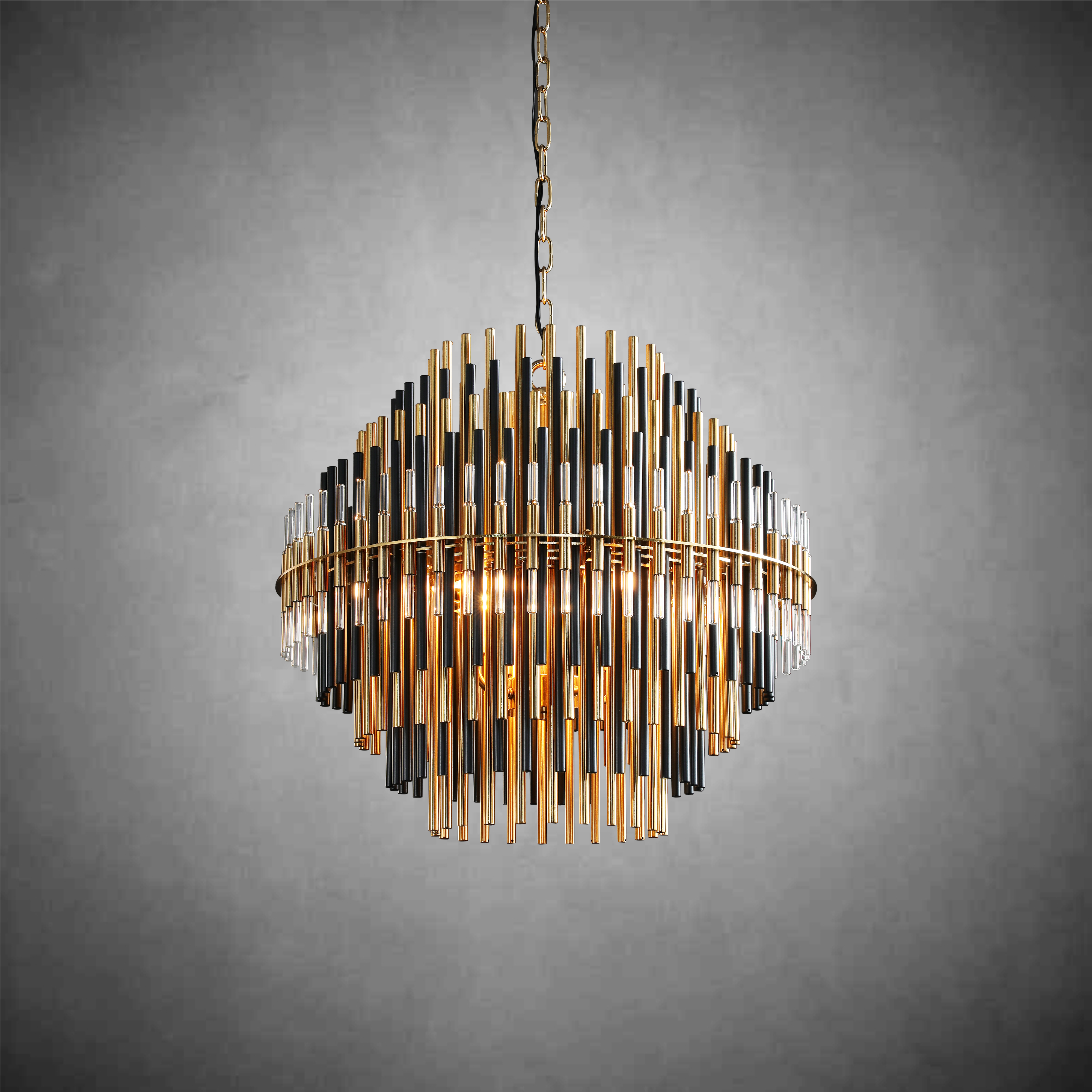 Email Burnished Brass Chandelier 24''32''42''