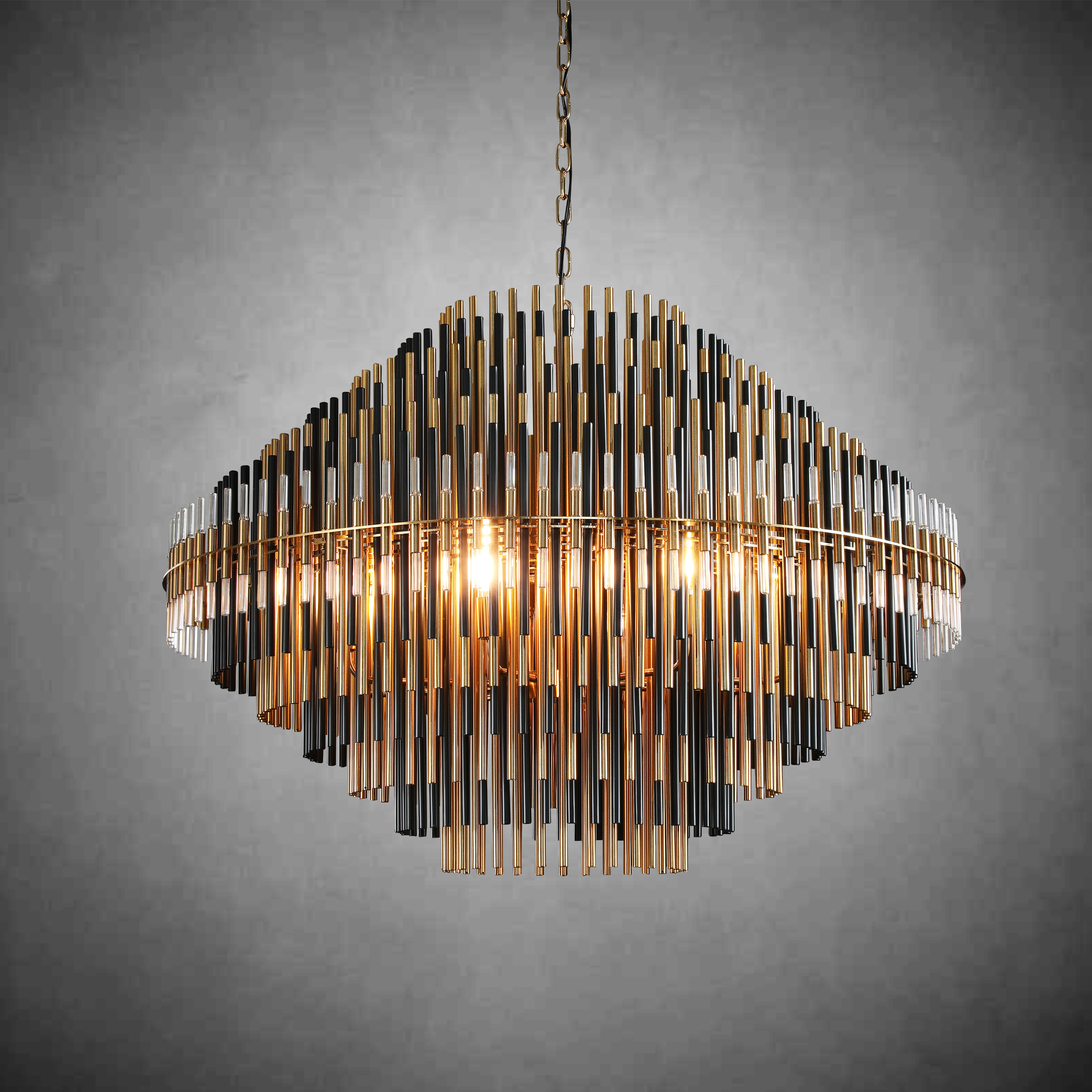 Email Burnished Brass Chandelier 24''32''42''