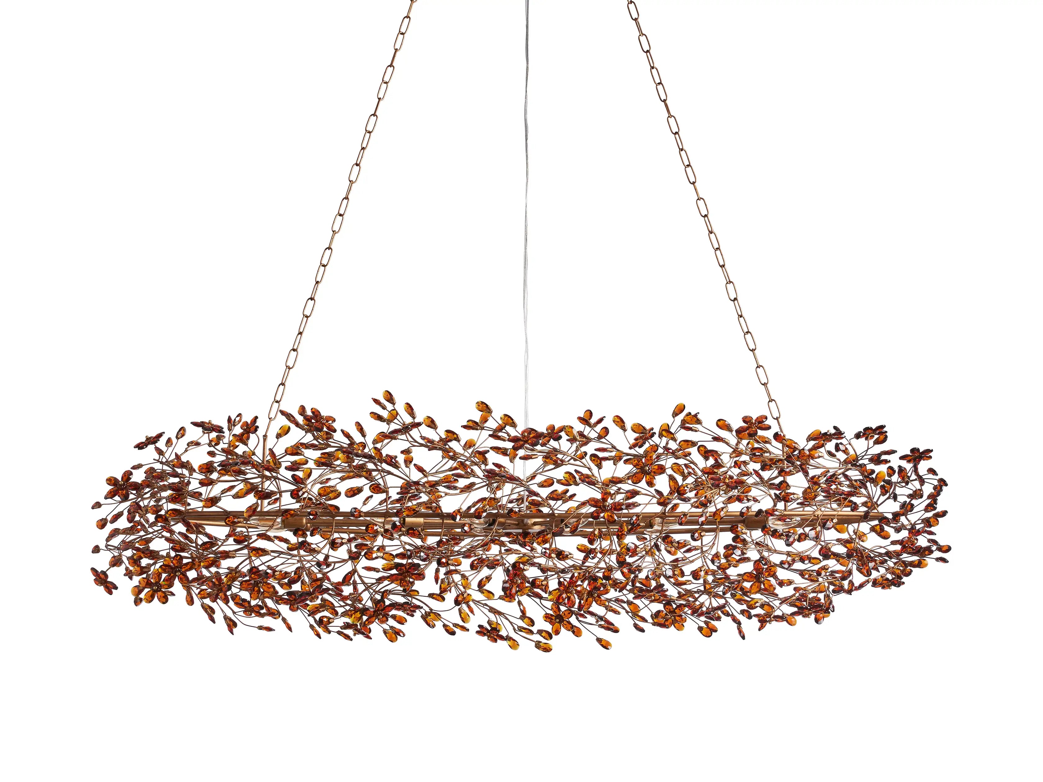 Fiore Oval Chandelier 62''74''