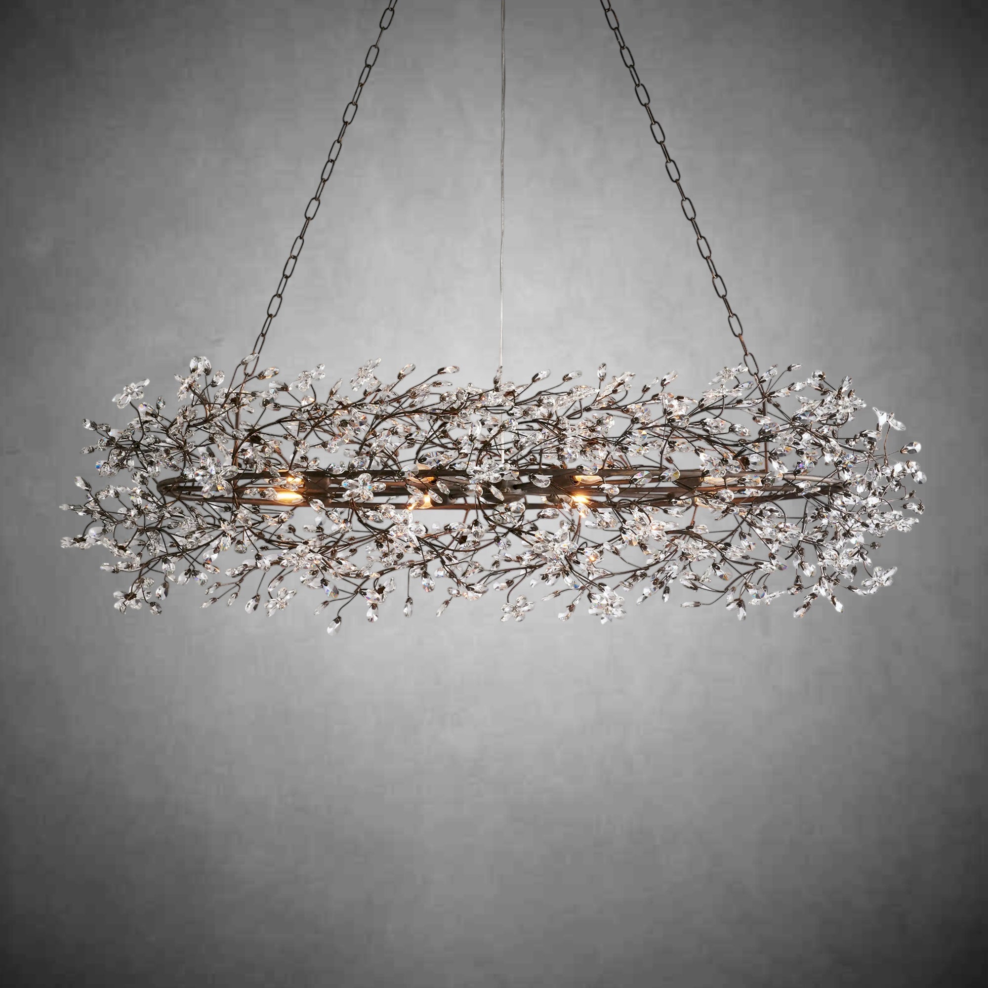 Fiore Oval Chandelier 62''74''