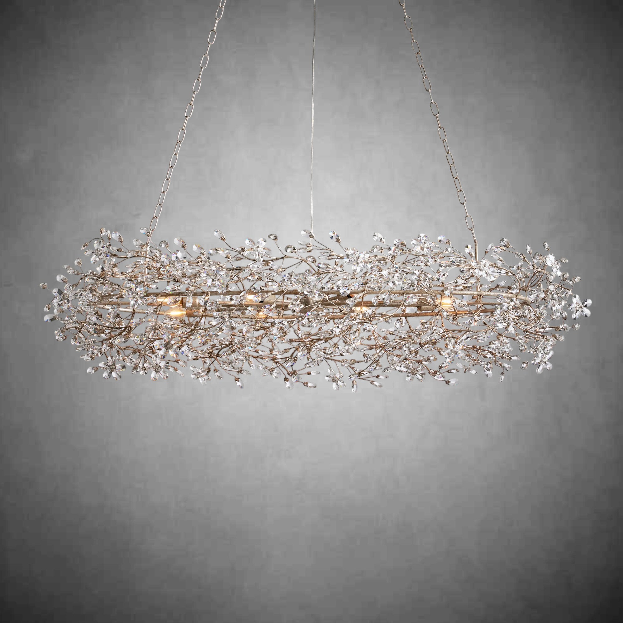 Fiore Oval Chandelier 62''74''