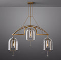 Fulcrum Round Chandelier 61"  3-Lights