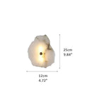 Geometric Wall Sconce | Multi-head Sculptural Natural White Marble with Polished Brass and Gold Accents, Polished Brass for Modern Living Rooms and Hallways L12*H25CM L4.72*H9.84" White + Brass Modern Art Design Wall Lamp
