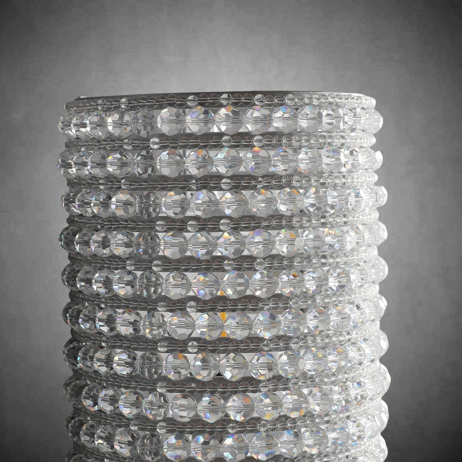 Hale Clear Crystal Beads Wall Sconce 21"H 36''H