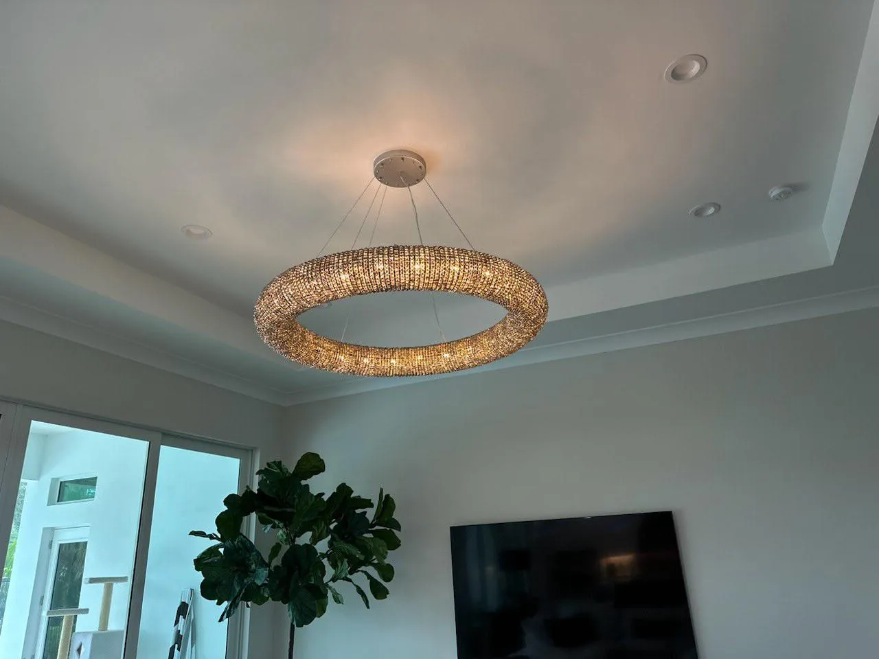 Hale Crystal Round LED Chandelier 32"41''59''72''
