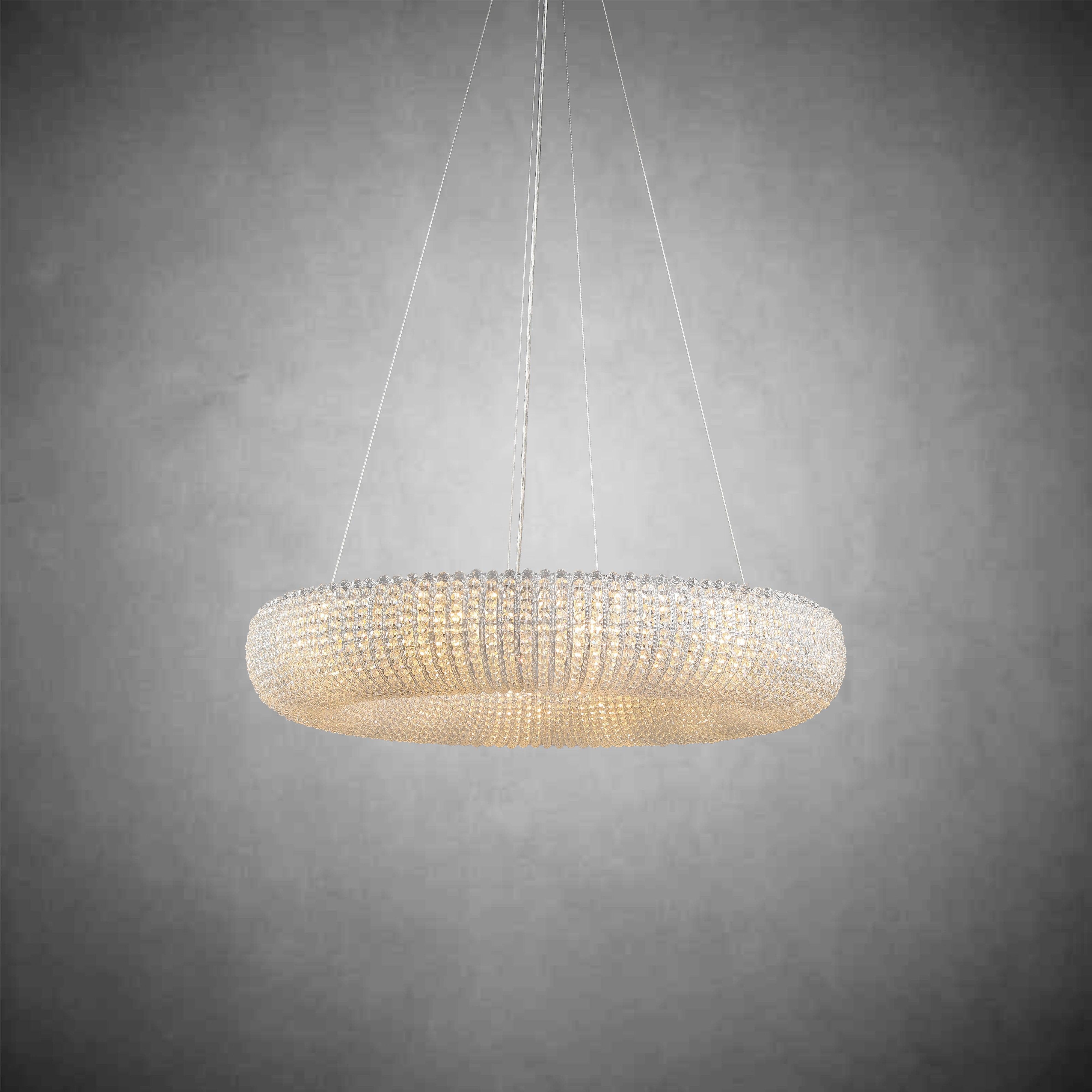 Hale Crystal Round LED Chandelier 32"41''59''72''