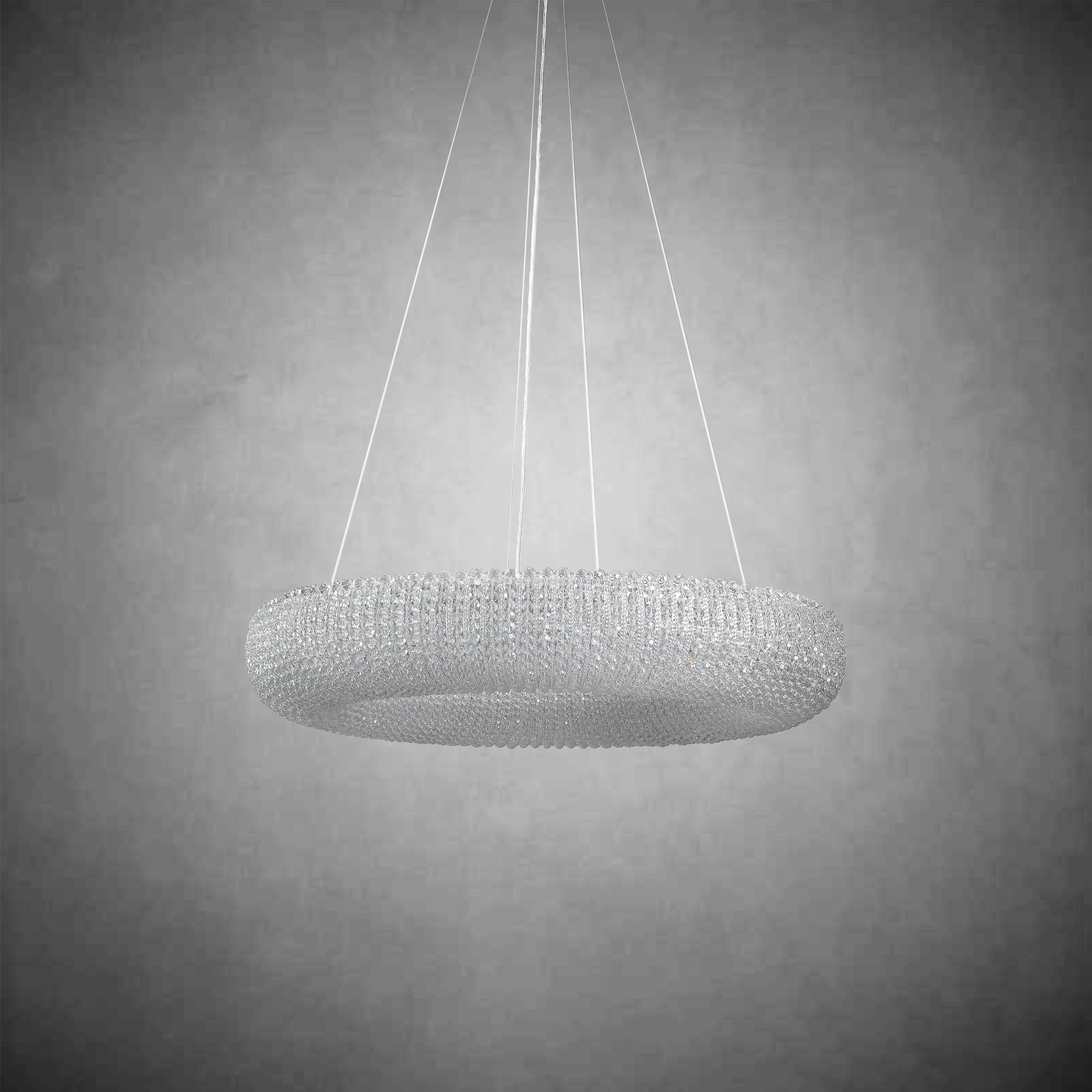 Hale Crystal Round LED Chandelier 32"41''59''72''