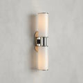 Harlin Double Sconce in Milk Nickel