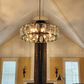 Harlow Crystal Round Chandelier 43"