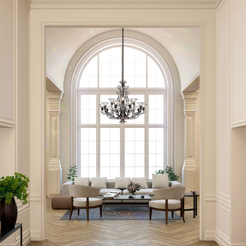 Meet Crystal Rivendell 16-lt 32" Chandelier