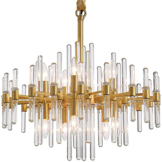 Alinar Crystal Shards Round Chandelier