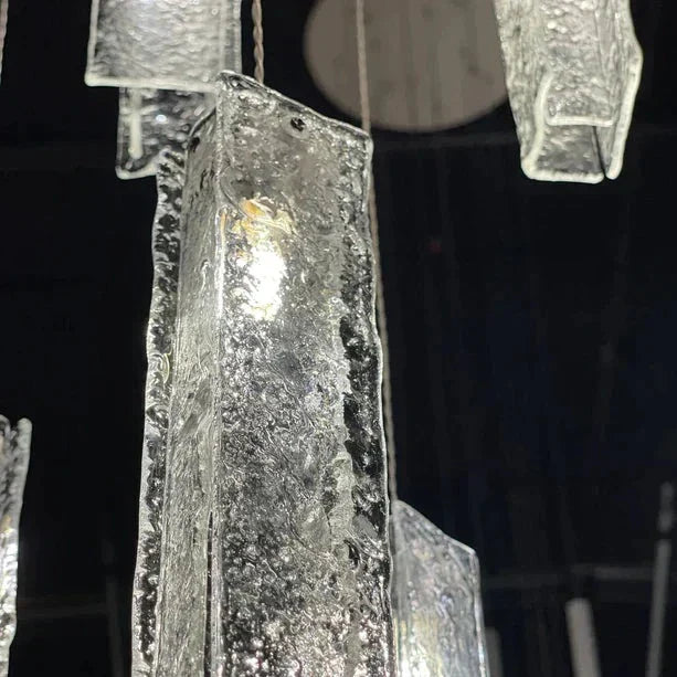 Art Design 1/25/60/84-Light Colorful Rectangle Cluster Glass Tile Pendant/Chandelier-MEET LIGHTING