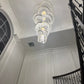 Twin Palms Foyer Crystal Chandelier