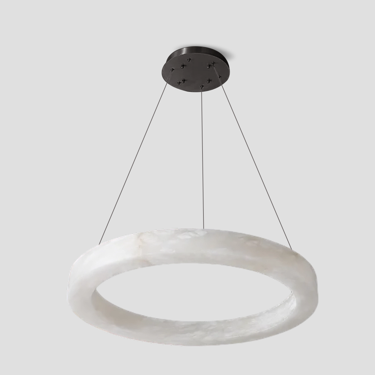 Theseus Alabaster Round Chandelier