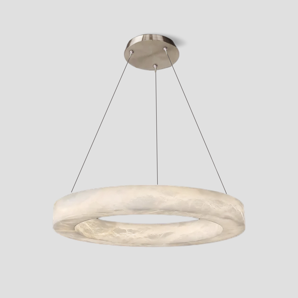 Theseus Alabaster Round Chandelier