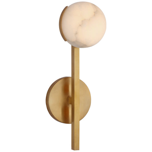 Alabaster Pedra Petite Tail Sconce