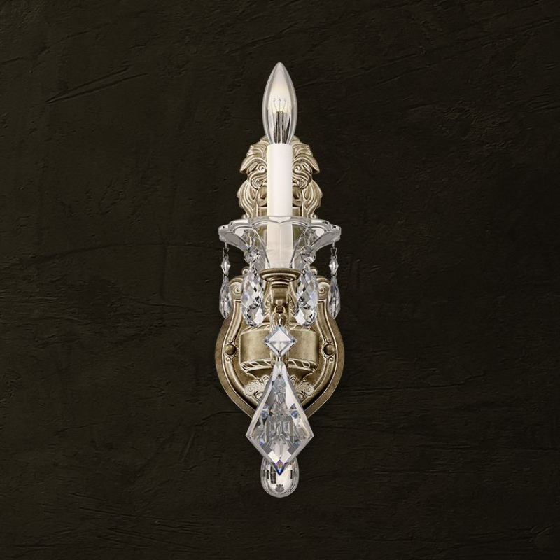 Meet Crystal La Scala 1-lt 16" Tall Wall Sconce