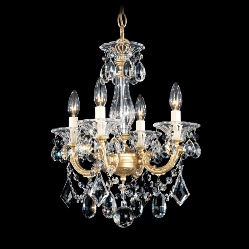 Meet Crystal Chandelier 5344 La Scala 4-lt 15" Chandelier