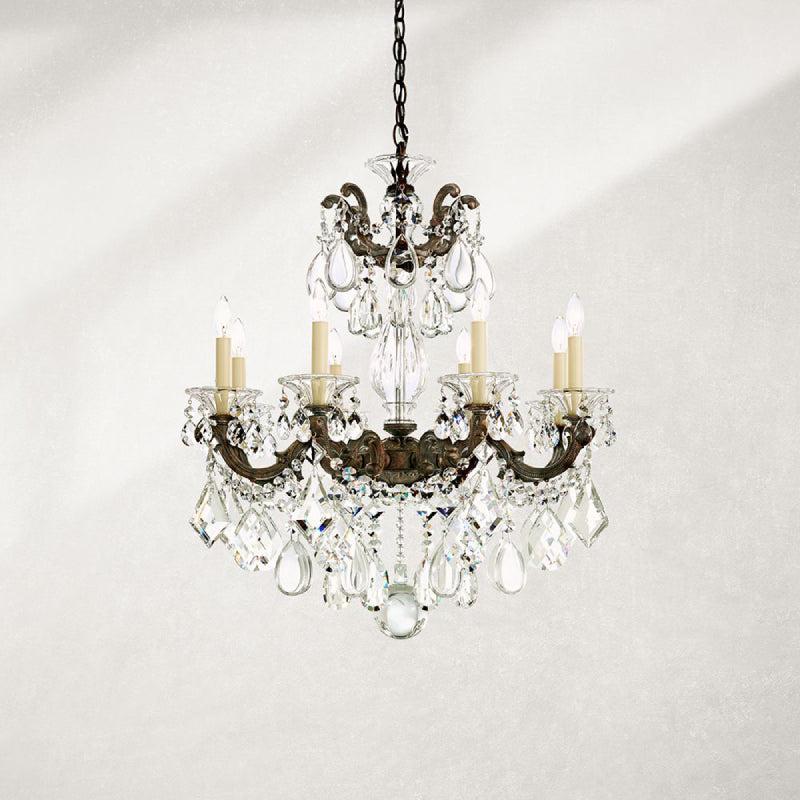 Meet Crystal Chandelier 5073 La Scala 8-lt 25" Chandelier