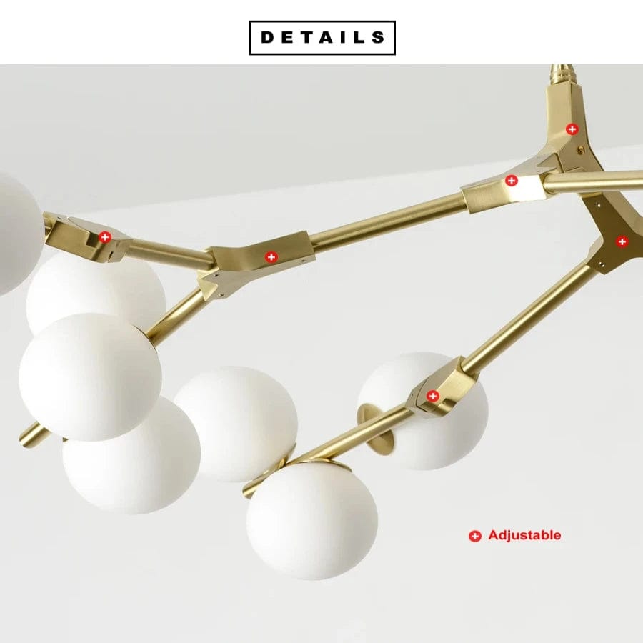 Lio Modern Tree Branch Ceiling Light Fixture - Gold48.4"(123cm)Warm Light 3000KBlushlighting