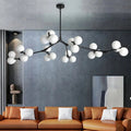 Lio Modern Tree Branch Ceiling Light Fixture - Black48.4"(123cm)Warm Light 3000KBlushlighting