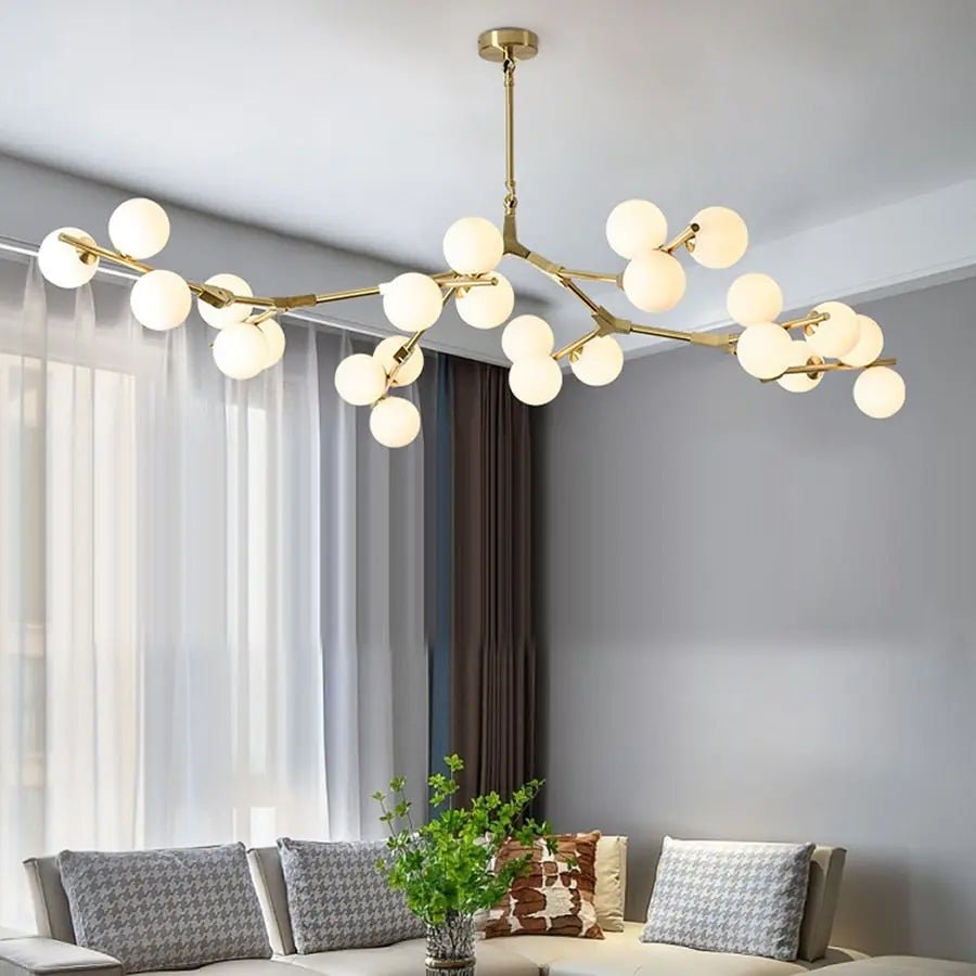 Lio Modern Tree Branch Ceiling Light Fixture - Gold48.4"(123cm)Warm Light 3000KBlushlighting