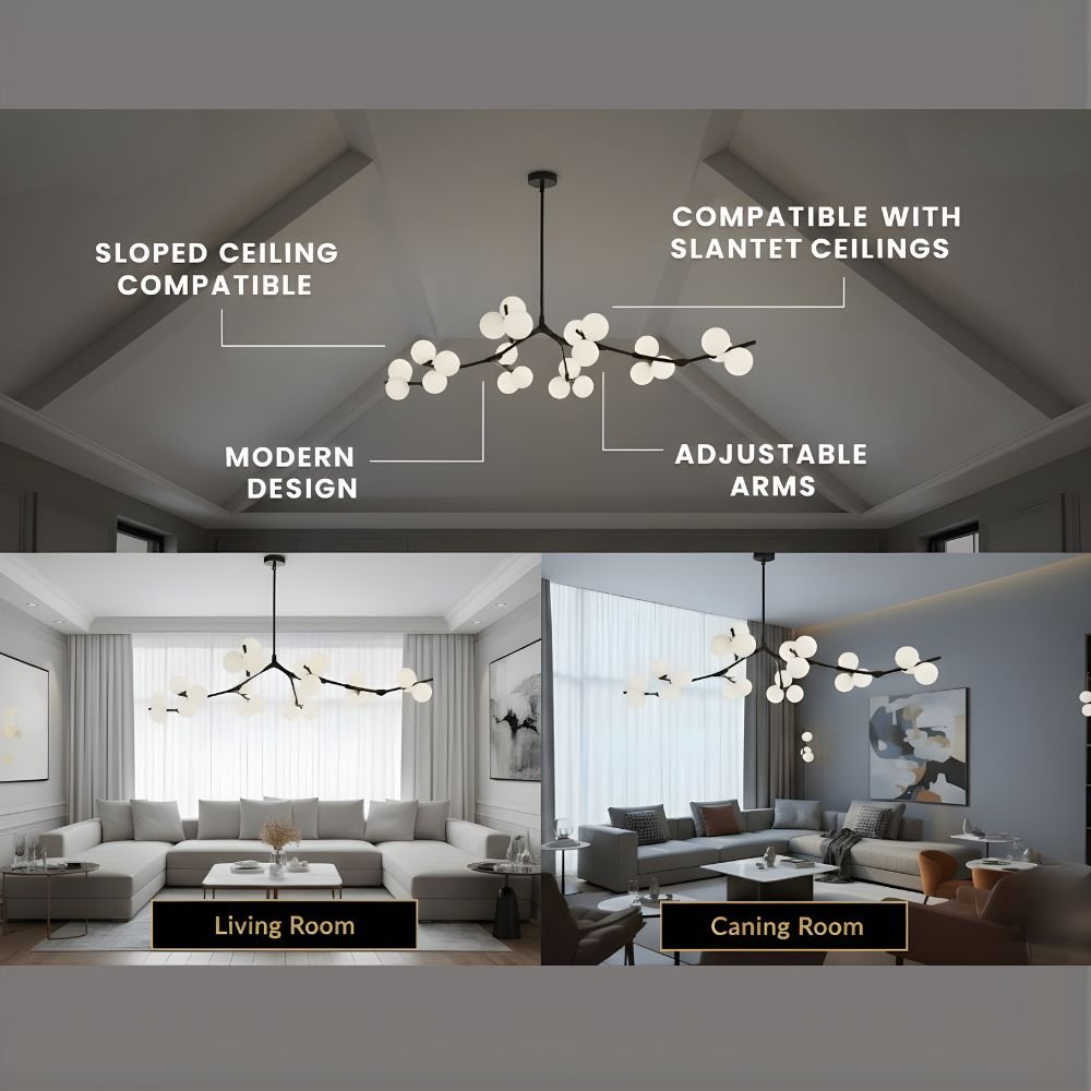 Lio Modern Tree Branch Ceiling Light Fixture - Gold48.4"(123cm)Warm Light 3000KBlushlighting