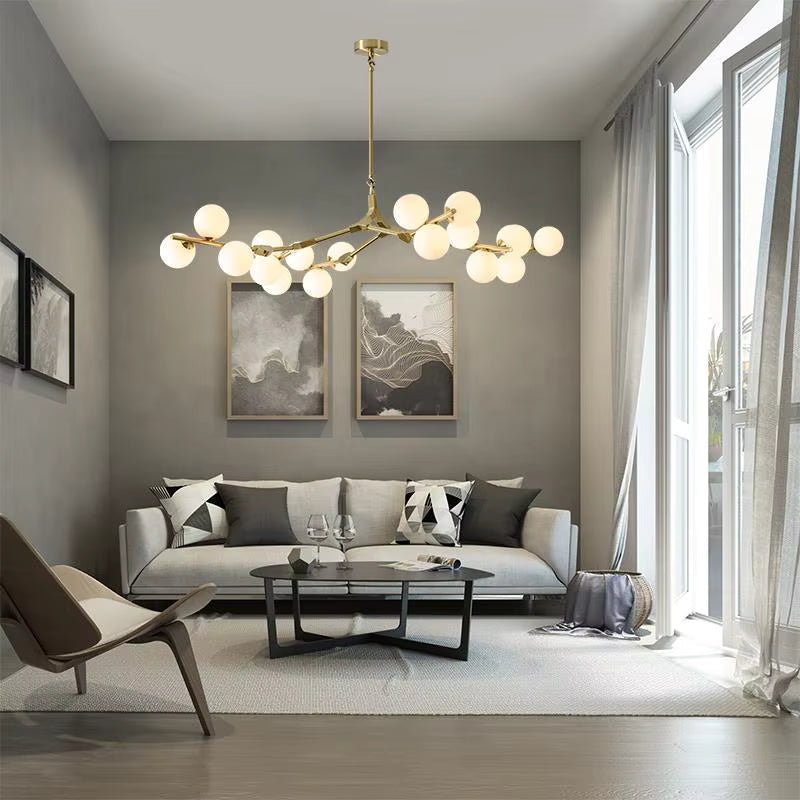 Lio Modern Tree Branch Ceiling Light Fixture - Gold48.4"(123cm)Warm Light 3000KBlushlighting