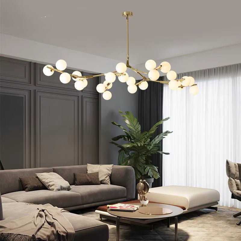 Lio Modern Tree Branch Ceiling Light Fixture - Gold48.4"(123cm)Warm Light 3000KBlushlighting
