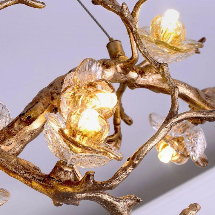 Luxury Flower Tree Branch Chandelier - L 39.4″(100cm) x W 25.6″(65cm) x H 22.8″(58cm)meetlighting