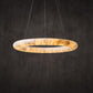 Art Rivage Calcite Curve Ring Chandelier 32" 40" 60"