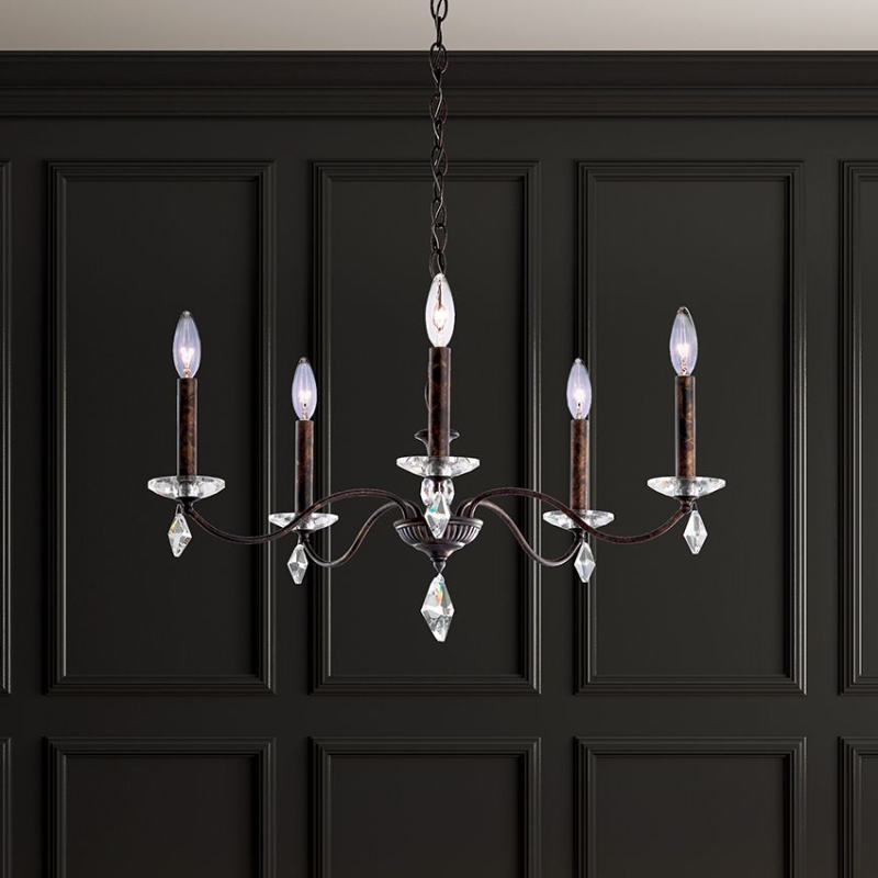 Meet Crystal Chandelier MD1005 Modique 5-lt 27" Chandelier