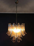 Amber 36-Petal Murano Glass Chandelier