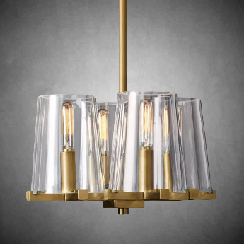 Pauillae Clear Glass Pendant Light