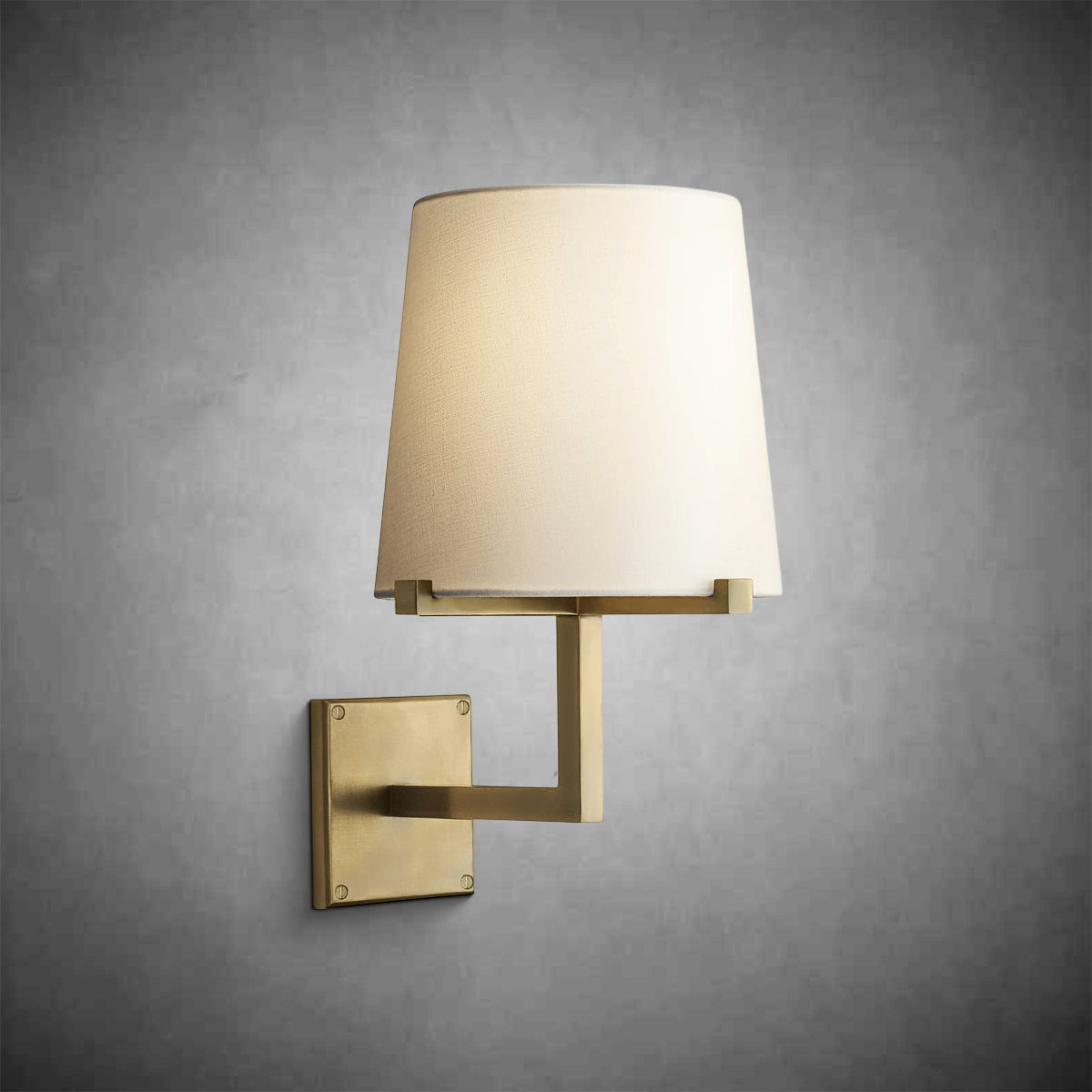 Pauillae Fabric Shade Grand Sconce