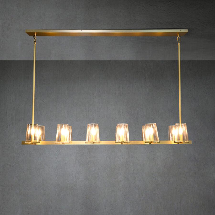 Pauillae Modern Linear Chandelier 49"60"