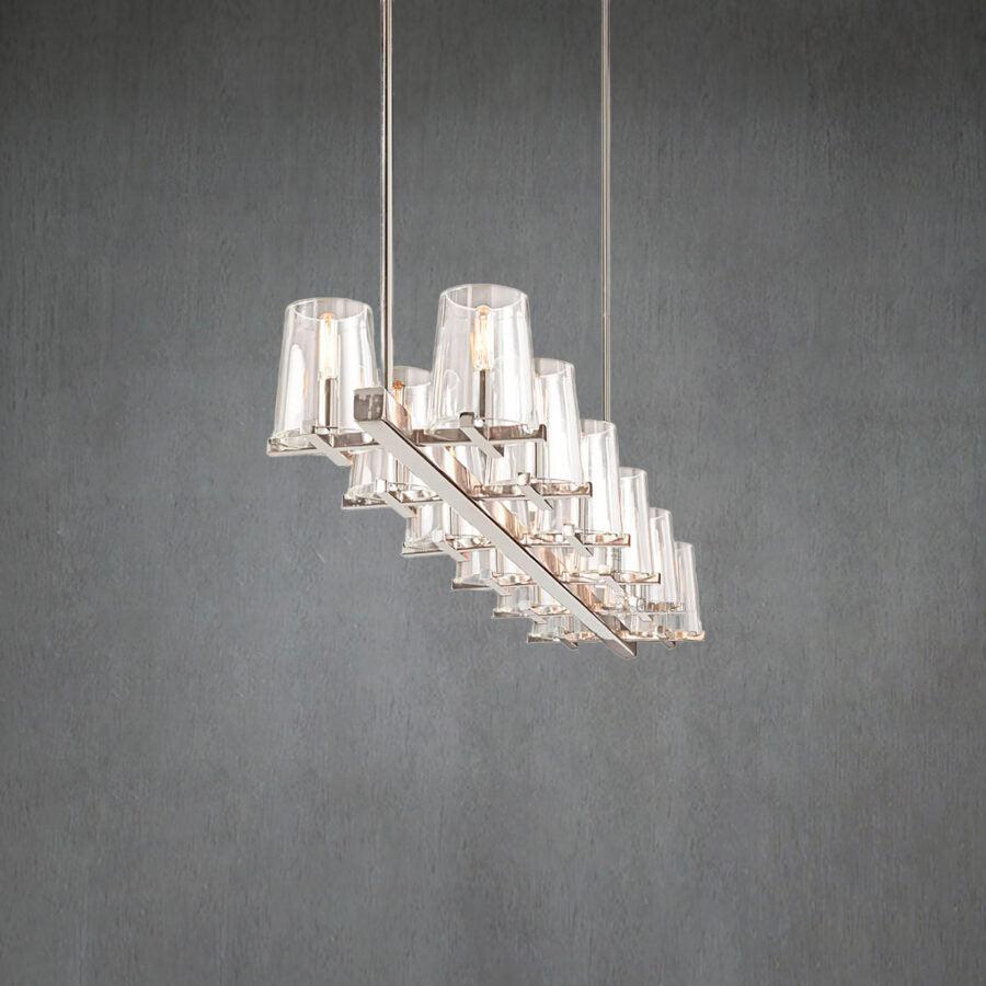 Pauillae Modern Linear Chandelier 49"60"