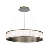 Alabaster Coliseo LED Round Chandelier 28''