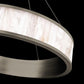 Alabaster Coliseo LED Round Chandelier 28''