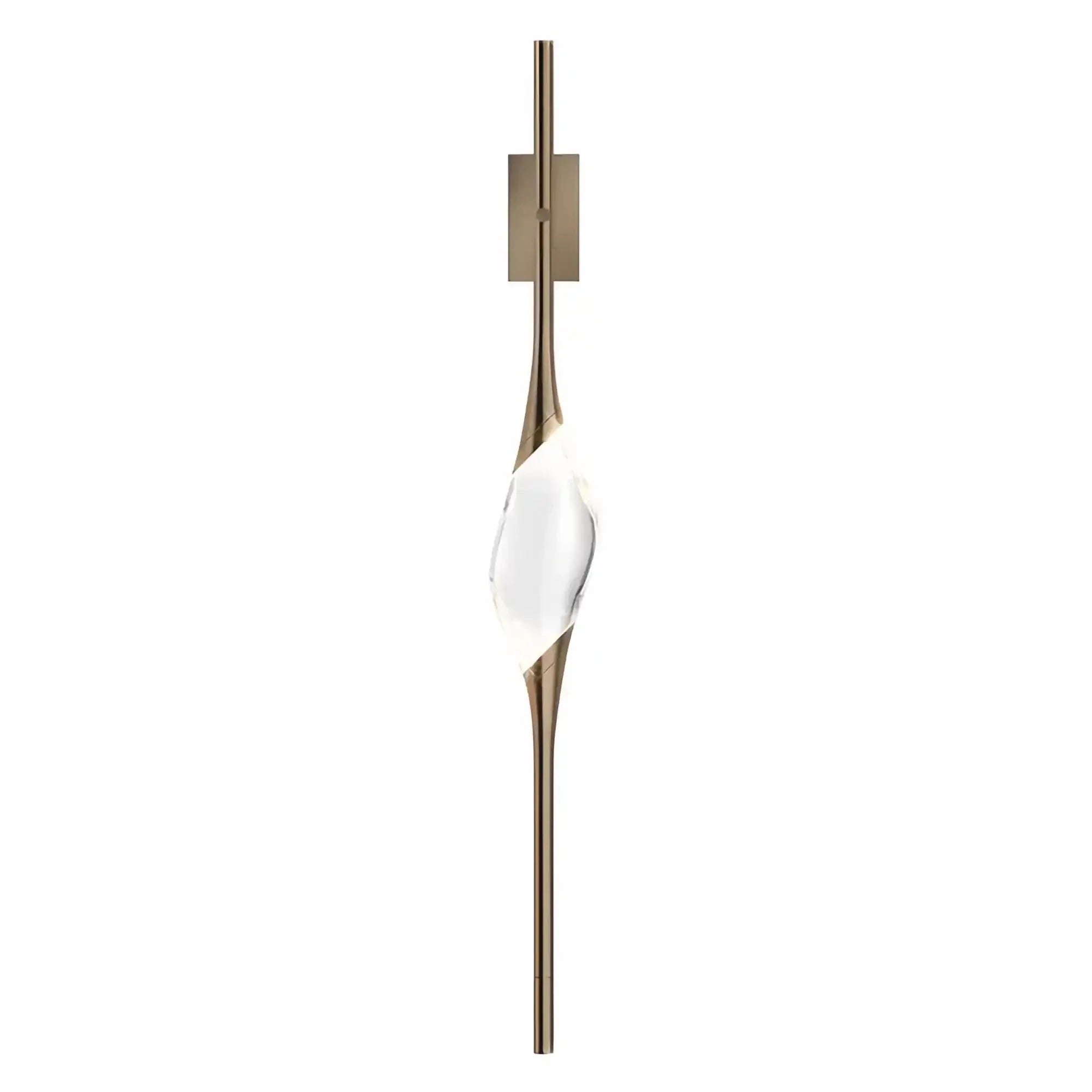 Pezzo Single Crystal Wall Sconce - BlackBlushlighting