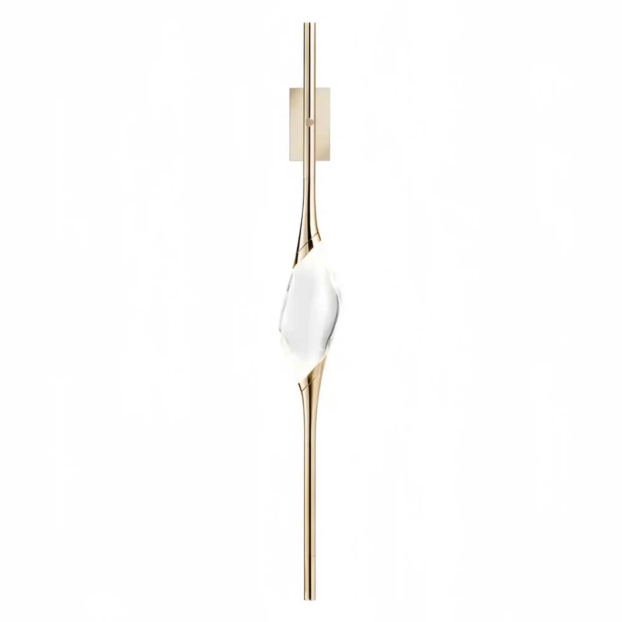 Pezzo Single Crystal Wall Sconce - BlackBlushlighting
