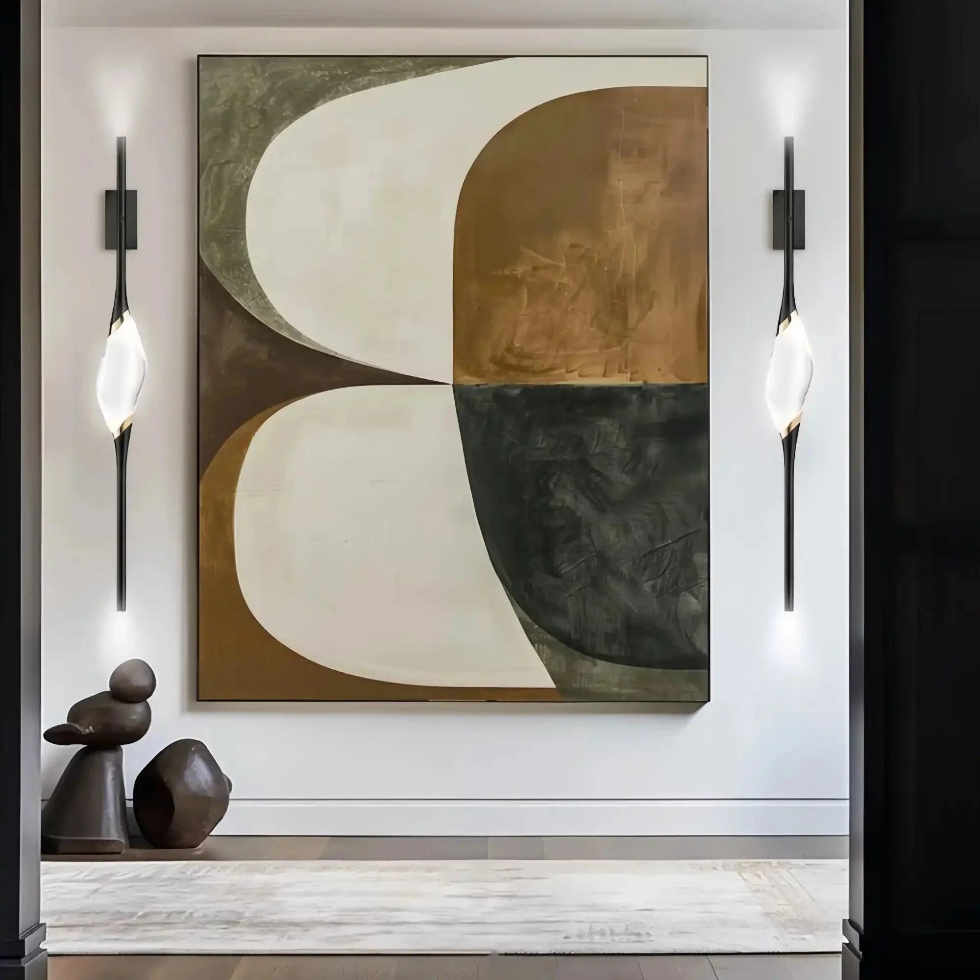 Pezzo Single Crystal Wall Sconce - BlackBlushlighting