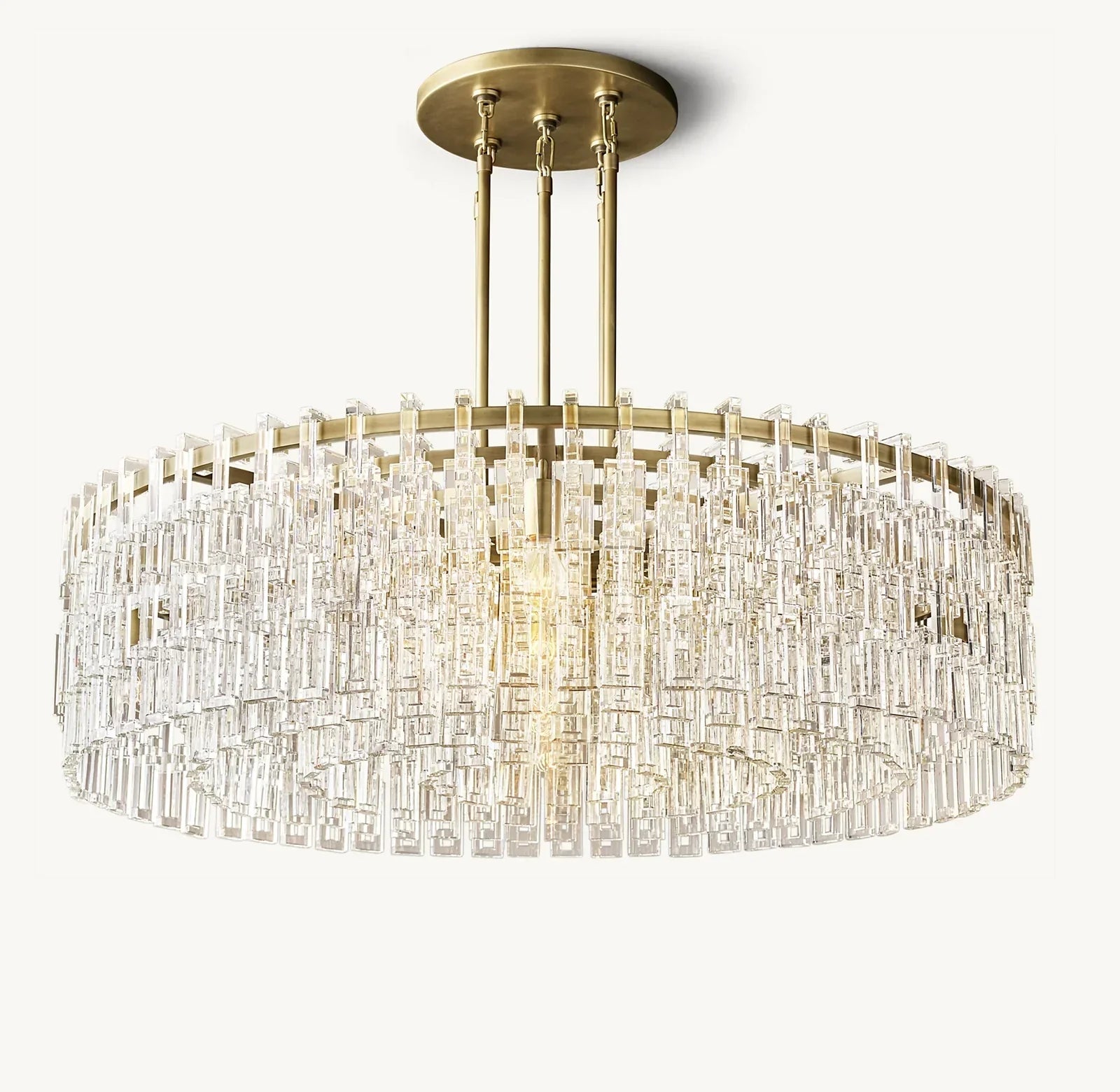 Extra Large Multi-layer Round/ Rectangle Crystal Ceiling Chandelier for Living/ Dining Room-MEET LIGHTING