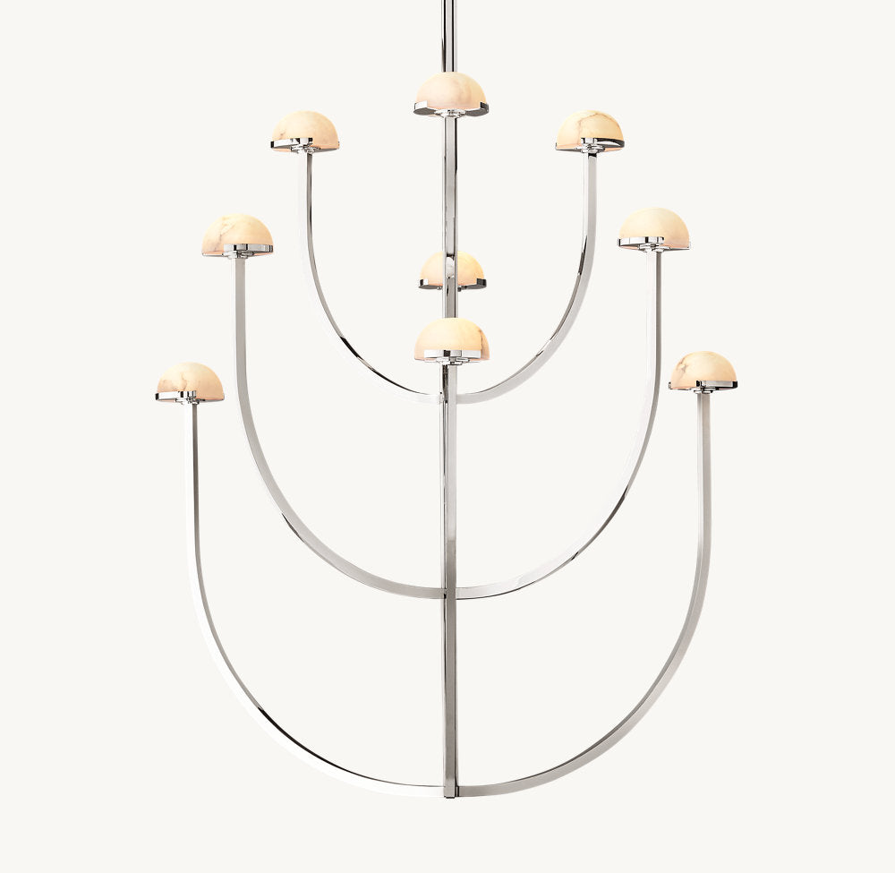 PEDRA ROUND CHANDELIER 40"