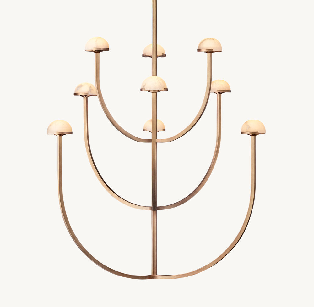 PEDRA ROUND CHANDELIER 40"