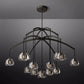 Hemisphere Modern Glass Round Chandelier 60''