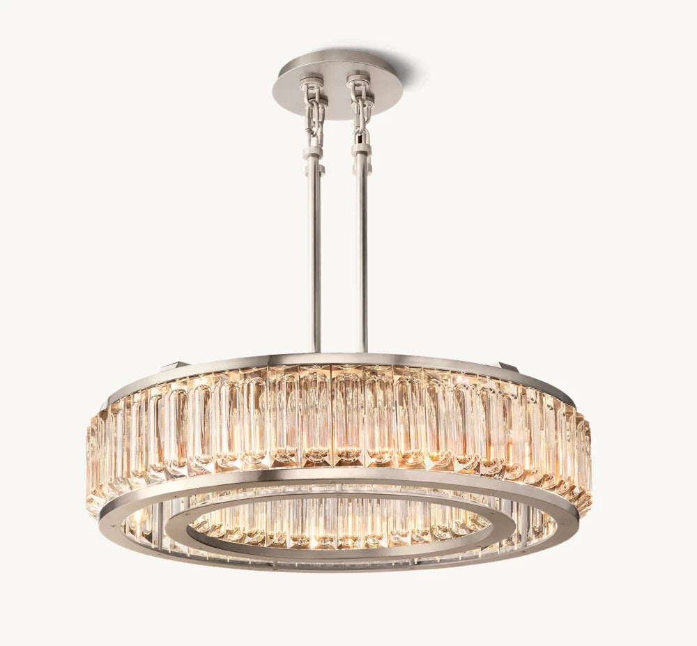 MAURIER ROUND CHANDELIER 37"