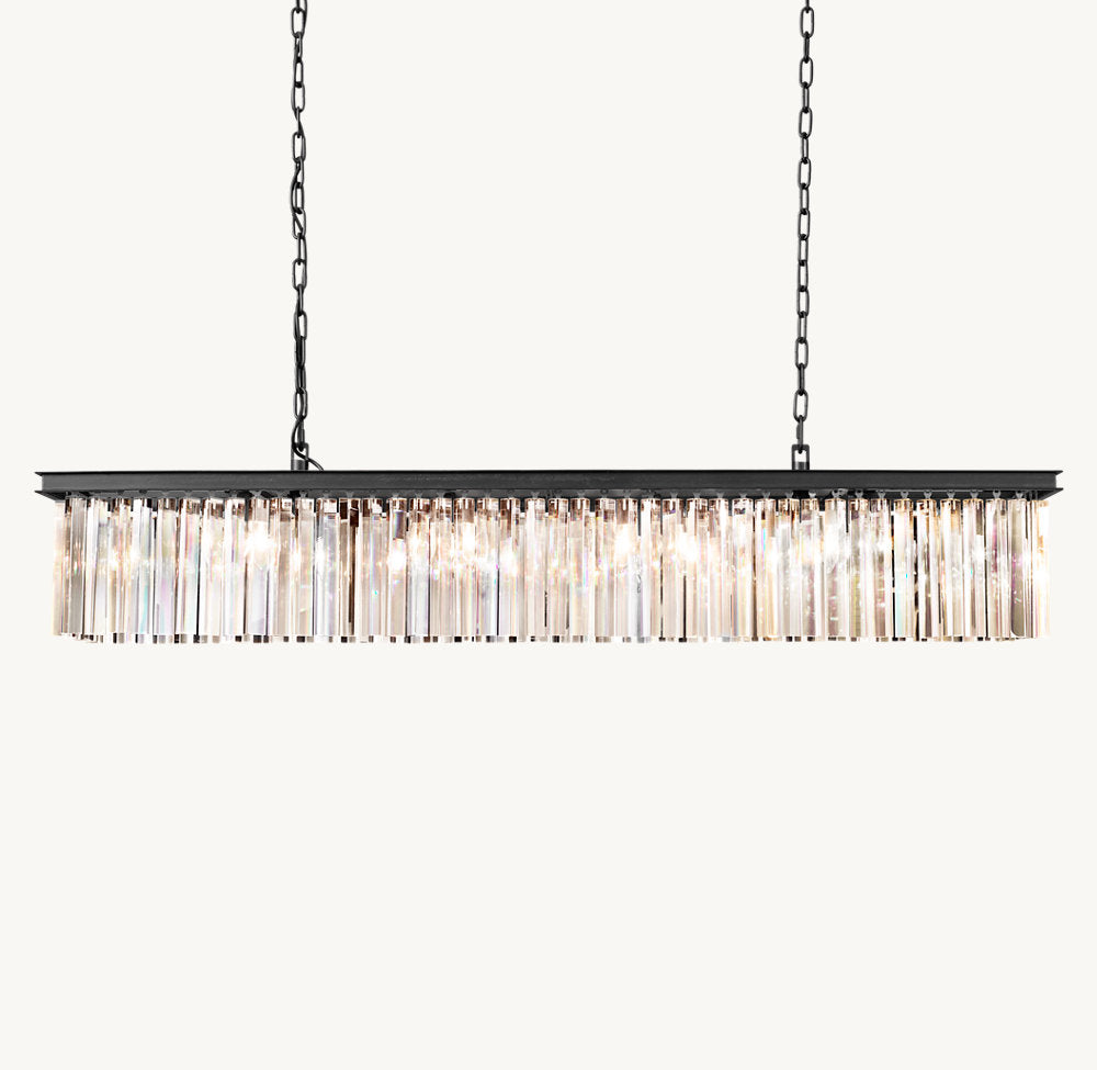 RHYS RECTANGULAR CHANDELIER 60"