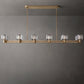 Demaret Double Linear Chandelier 72" for Living Room, Bedroom, Dining Table
