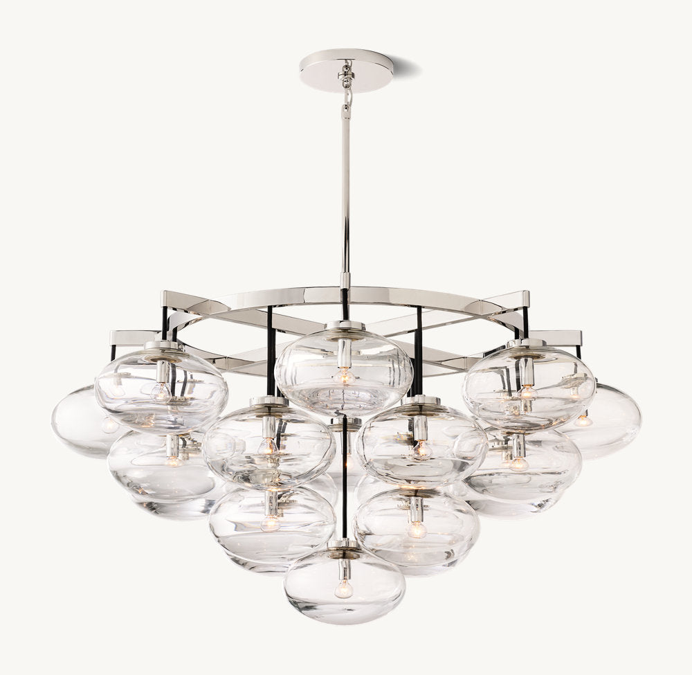 Cabrette Round Chandelier 48"